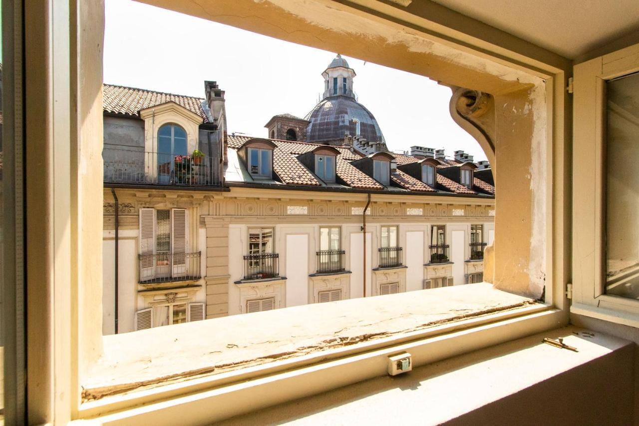 Stylish Quardilatero Romano Central Flat Turin Bagian luar foto