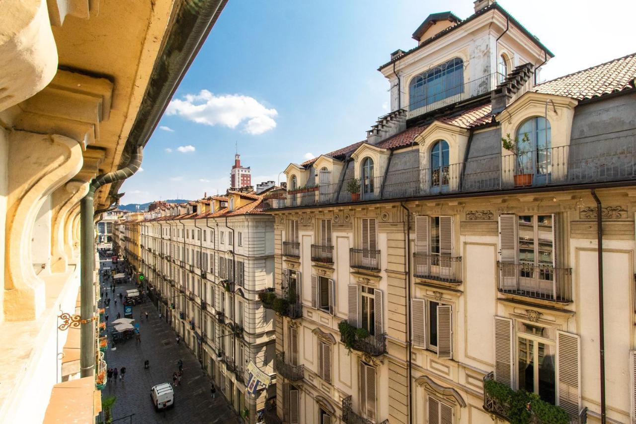 Stylish Quardilatero Romano Central Flat Turin Bagian luar foto